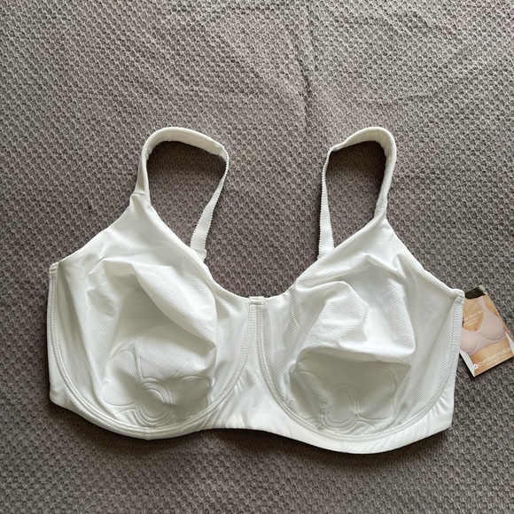 NWT Comfortchoice the petal boost bra 50DDD white - Picture 1 of 9